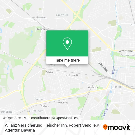 Карта Allianz Versicherung Fleischer Inh. Robert Sengl e.K. Agentur