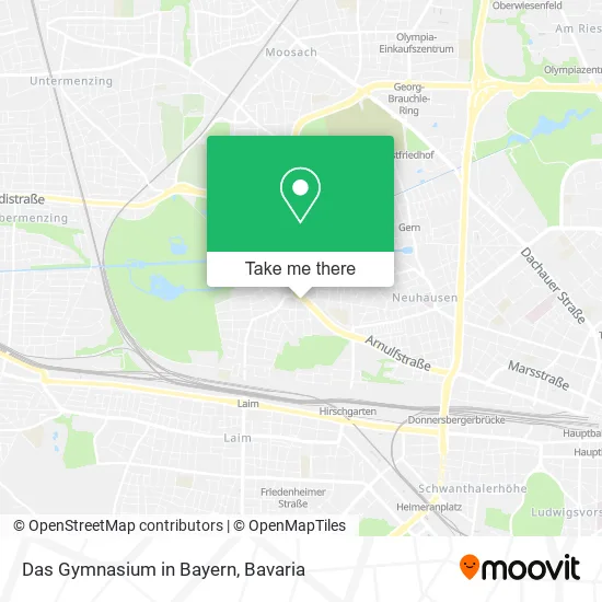 Карта Das Gymnasium in Bayern