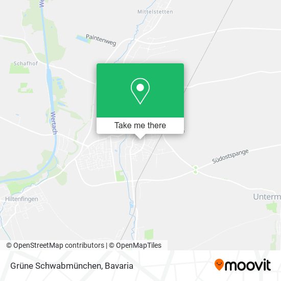 Grüne Schwabmünchen map