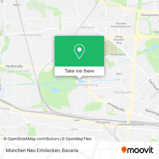 Карта München Neu Entdecken