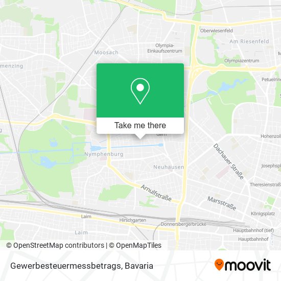 Gewerbesteuermessbetrags map