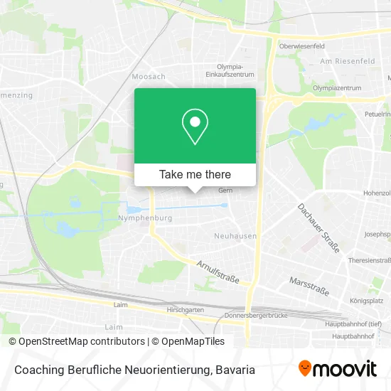 Карта Coaching Berufliche Neuorientierung