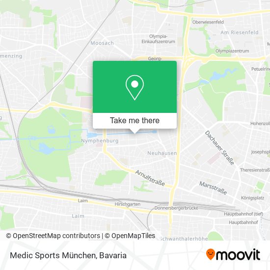 Medic Sports München map