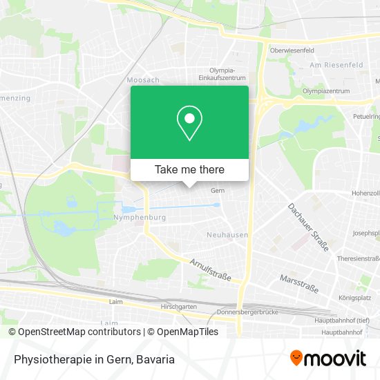 Physiotherapie in Gern map