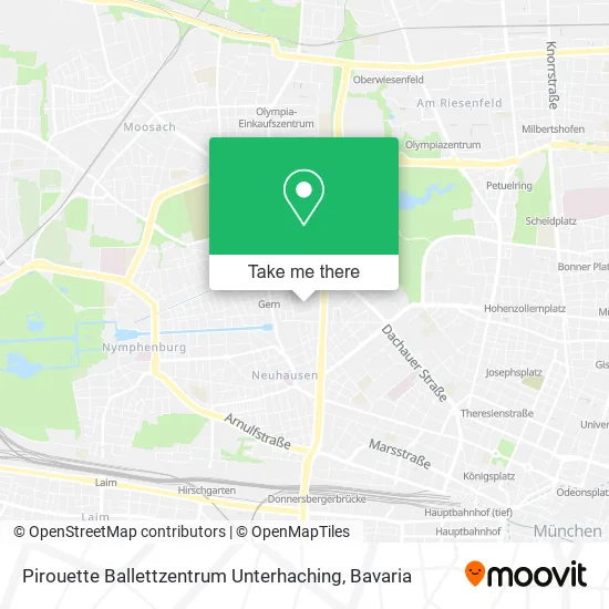Карта Pirouette Ballettzentrum Unterhaching