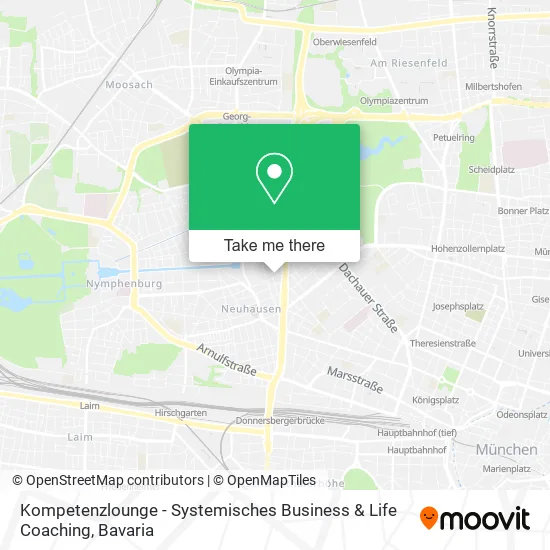 Карта Kompetenzlounge - Systemisches Business & Life Coaching