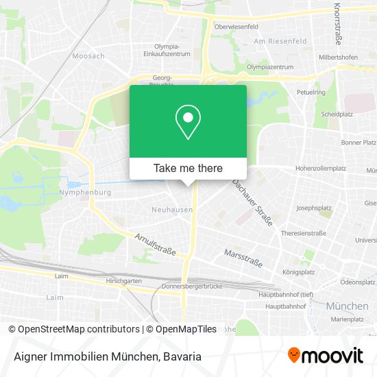 Aigner Immobilien München map