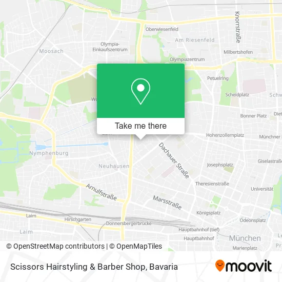 Карта Scissors Hairstyling & Barber Shop