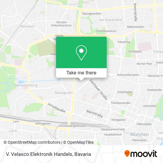 V. Velasco Elektronik Handels map
