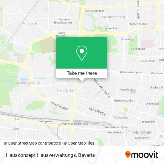 Hauskonzept Hausverwaltungs map