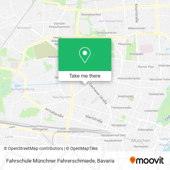 Карта Fahrschule Münchner Fahrerschmiede