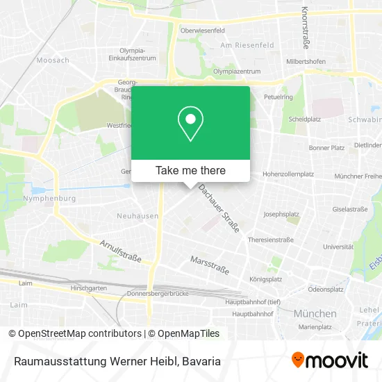 Карта Raumausstattung Werner Heibl