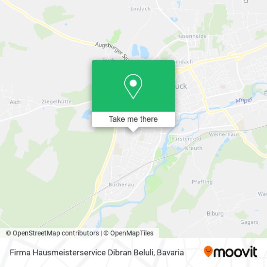 Firma Hausmeisterservice Dibran Beluli map