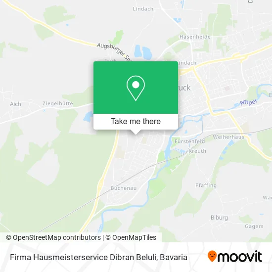 Карта Firma Hausmeisterservice Dibran Beluli