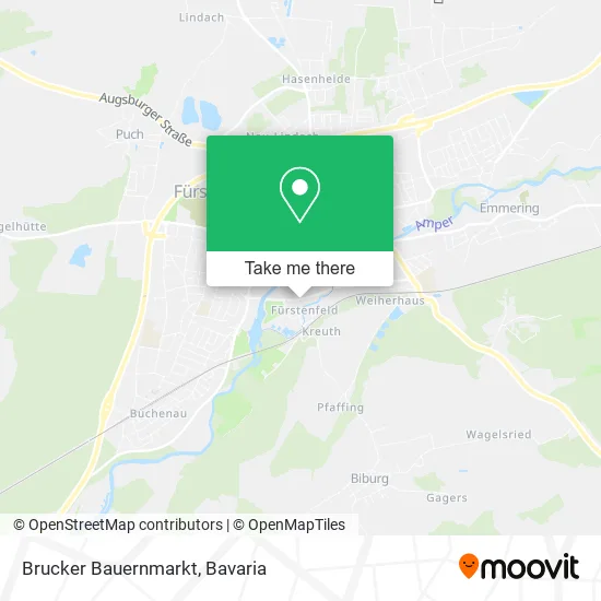 Карта Brucker Bauernmarkt