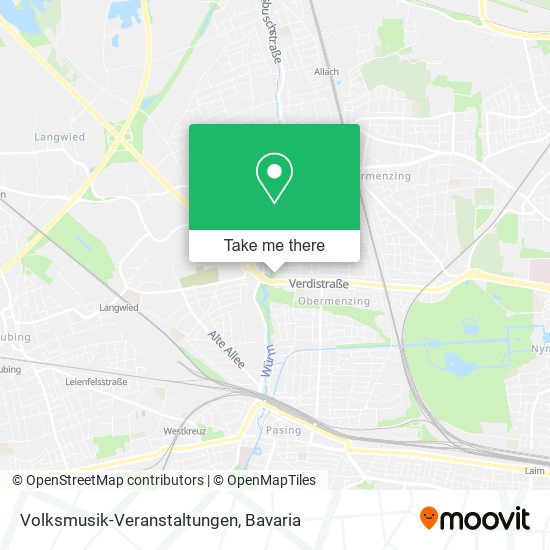 Volksmusik-Veranstaltungen map
