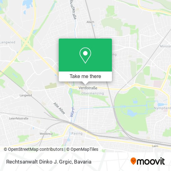 Rechtsanwalt Dinko J. Grgic map