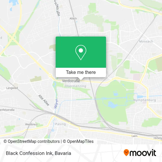 Black Confession Ink map