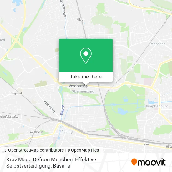 Карта Krav Maga Defcon München: Effektive Selbstverteidigung