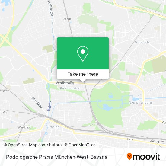 Карта Podologische Praxis München-West