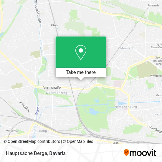 Карта Hauptsache Berge