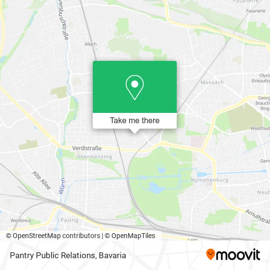 Карта Pantry Public Relations