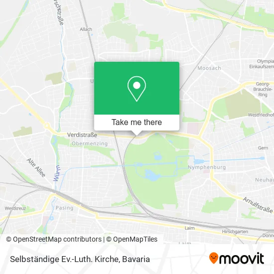 Карта Selbständige Ev.-Luth. Kirche