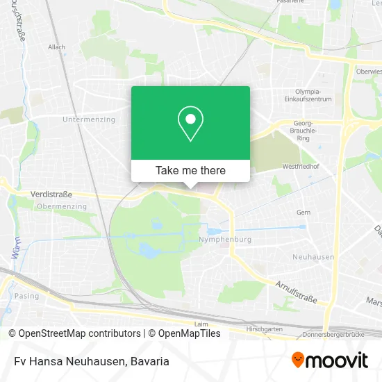 Fv Hansa Neuhausen map