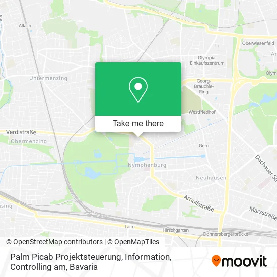 Карта Palm Picab Projektsteuerung, Information, Controlling am