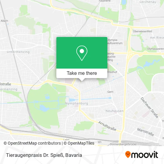 Карта Tieraugenpraxis Dr. Spieß