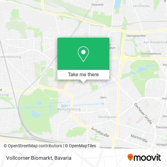 Карта Vollcorner Biomarkt