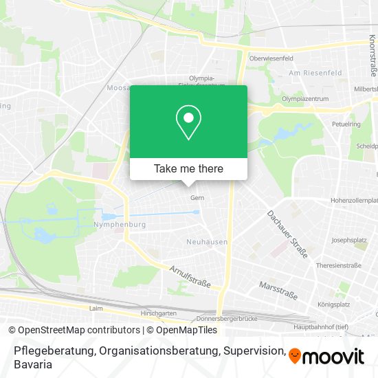 Pflegeberatung, Organisationsberatung, Supervision map