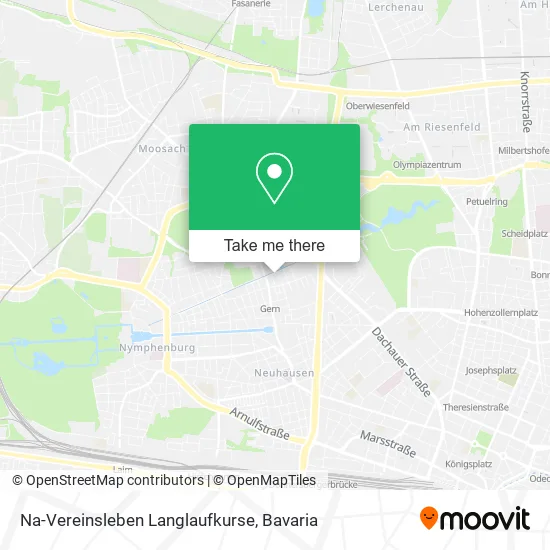 Карта Na-Vereinsleben Langlaufkurse