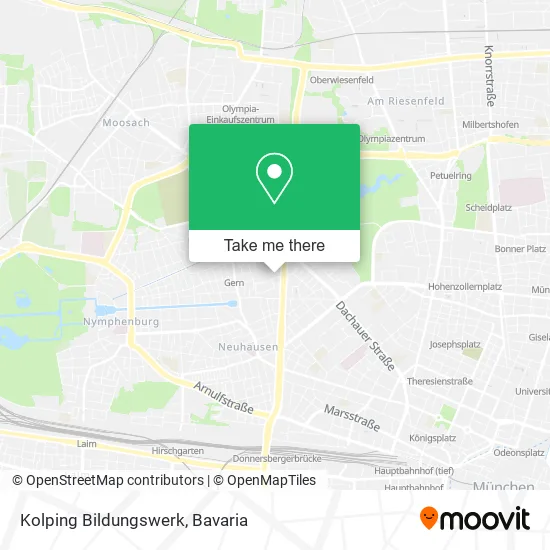 Карта Kolping Bildungswerk