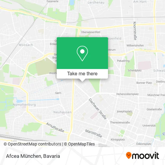 Карта Afcea München