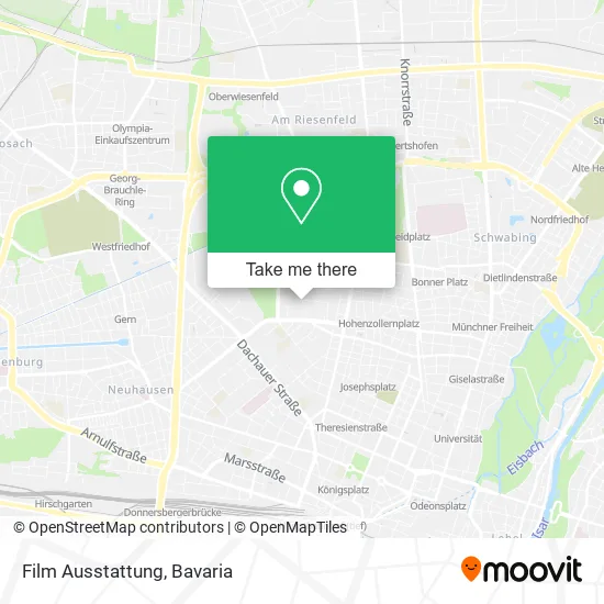 Карта Film Ausstattung