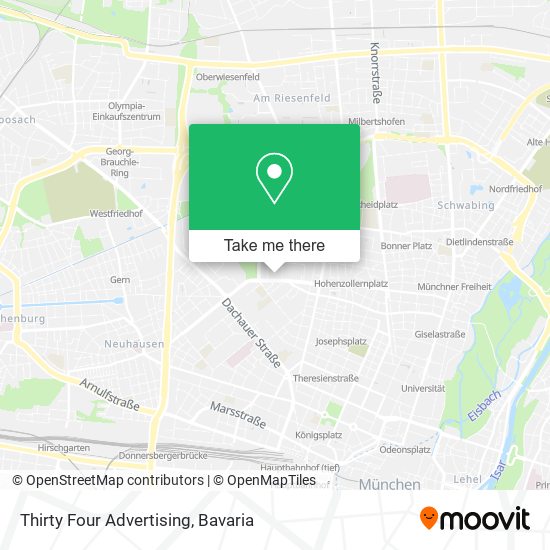 Thirty Four Advertising map