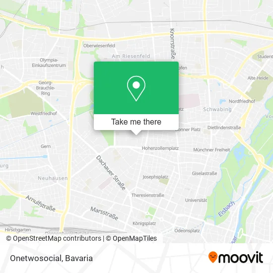 Карта Onetwosocial