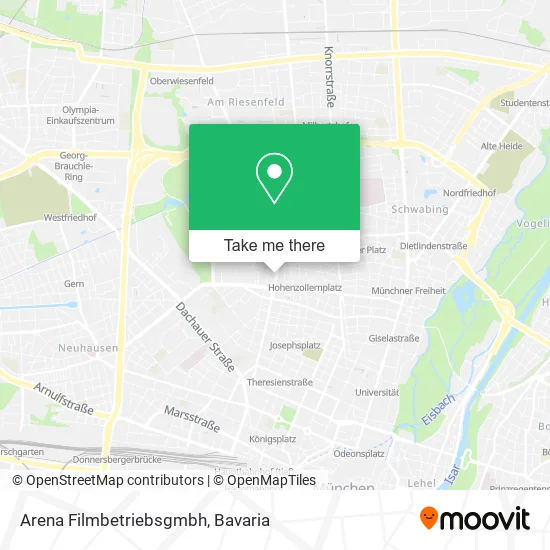Карта Arena Filmbetriebsgmbh