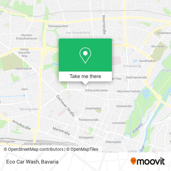 Eco Car Wash map