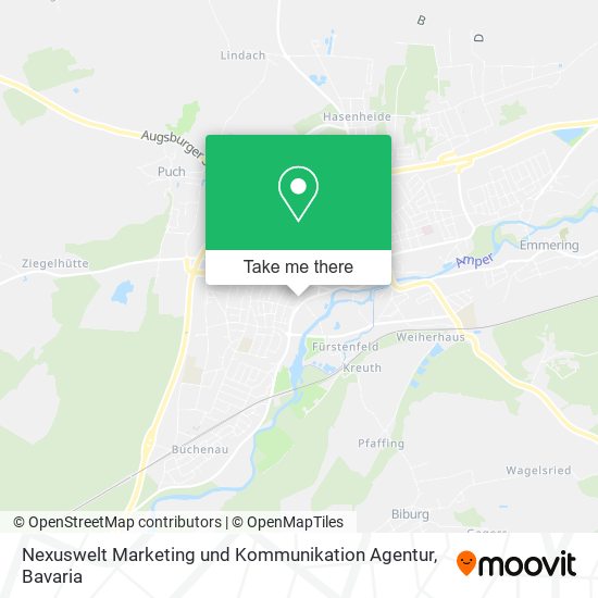 Nexuswelt Marketing und Kommunikation Agentur map