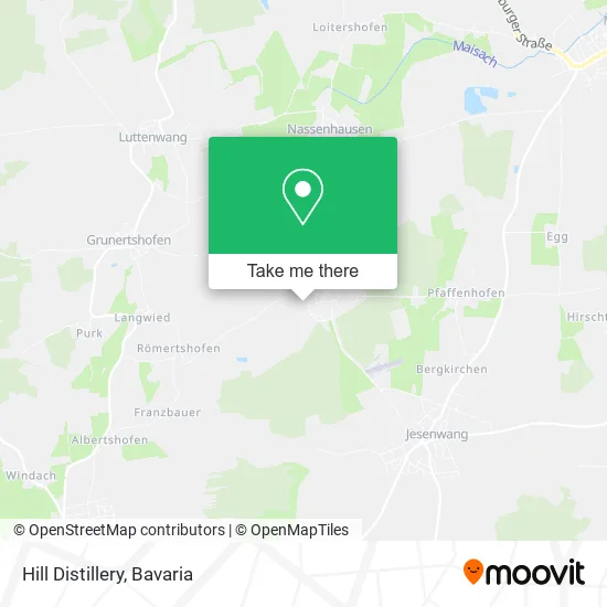 Карта Hill Distillery