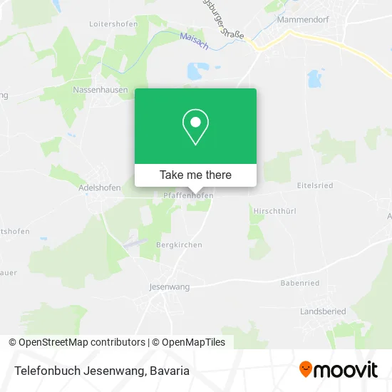 Telefonbuch Jesenwang map