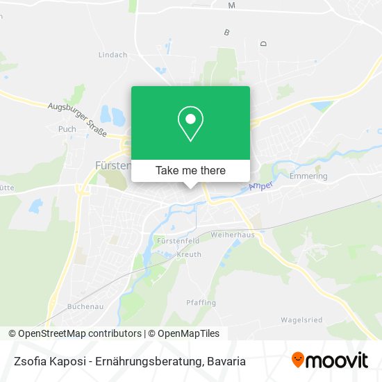 Zsofia Kaposi - Ernährungsberatung map