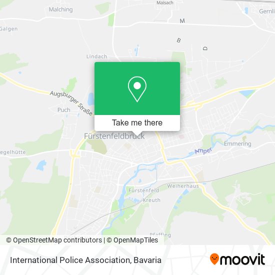 International Police Association map