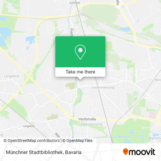 Карта Münchner Stadtbibliothek