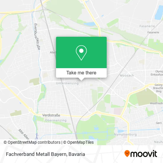 Карта Fachverband Metall Bayern