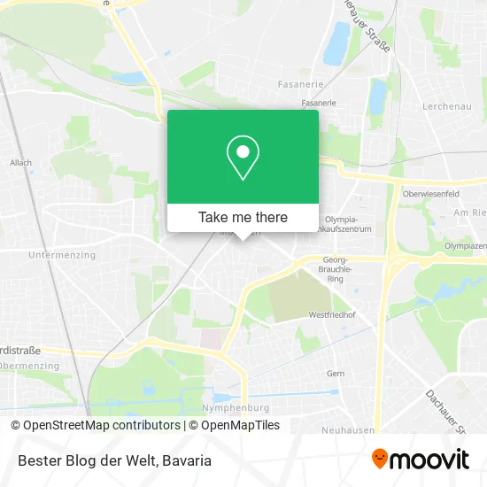 Карта Bester Blog der Welt