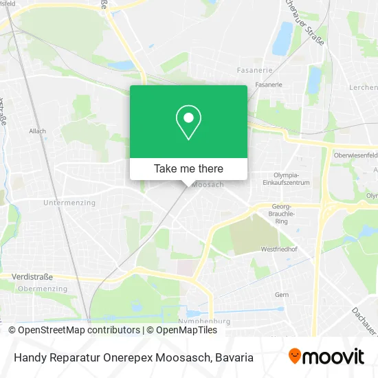 Карта Handy Reparatur Onerepex Moosasch