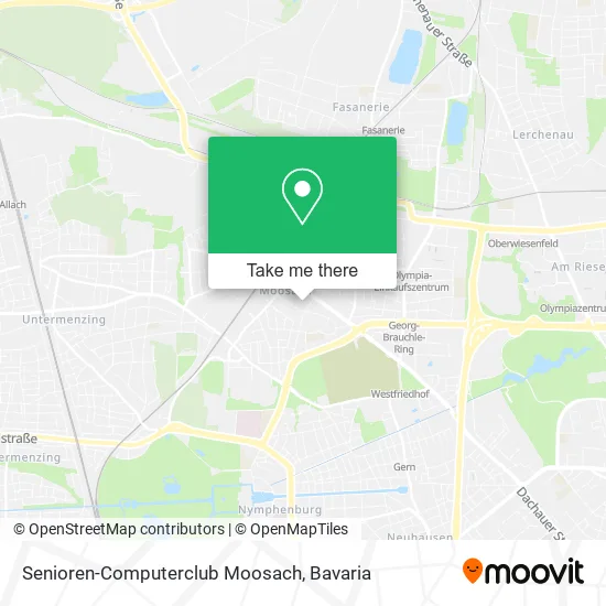 Карта Senioren-Computerclub Moosach